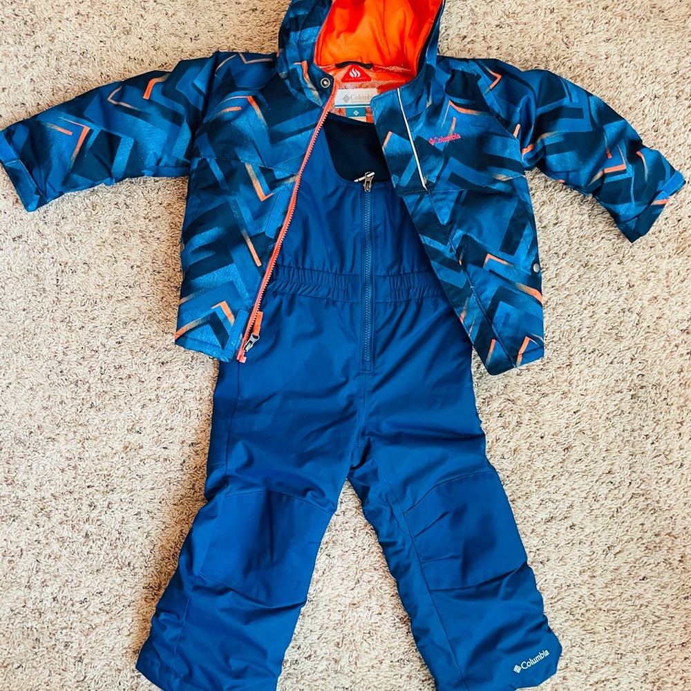 Boy’s 4T Columbia Ski Set - Bib & Jacket! EUC!
